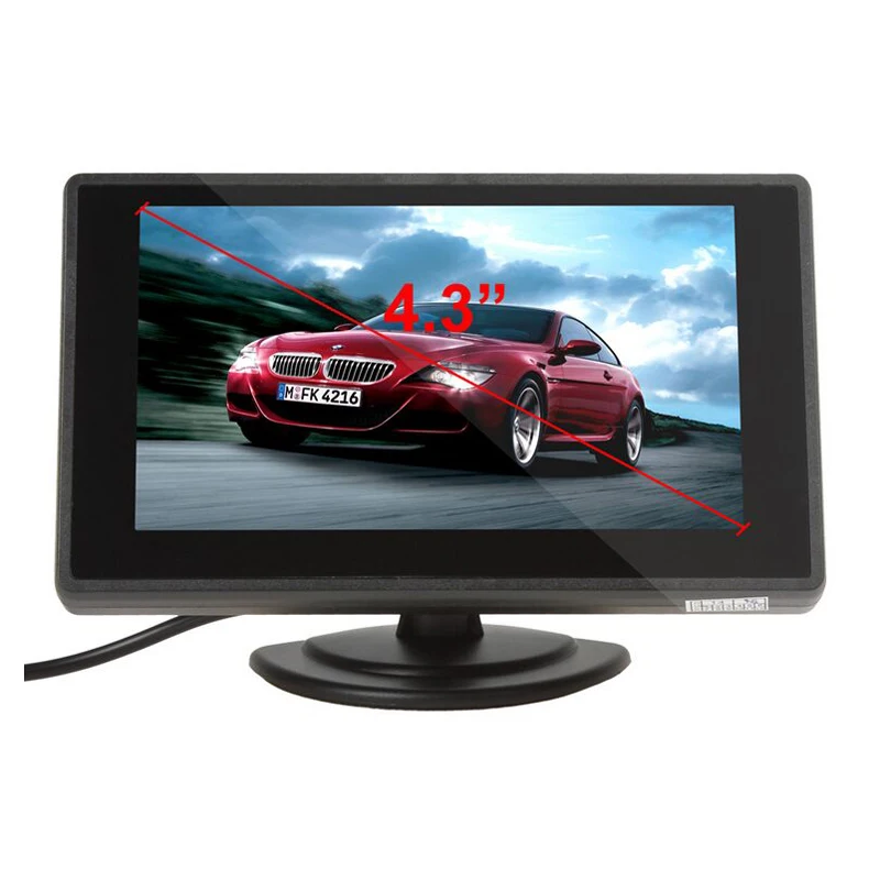 XYCING 480x272 пикселей 4 7 дюймовый TFT ЖК монитор для автомобиля заднего вида