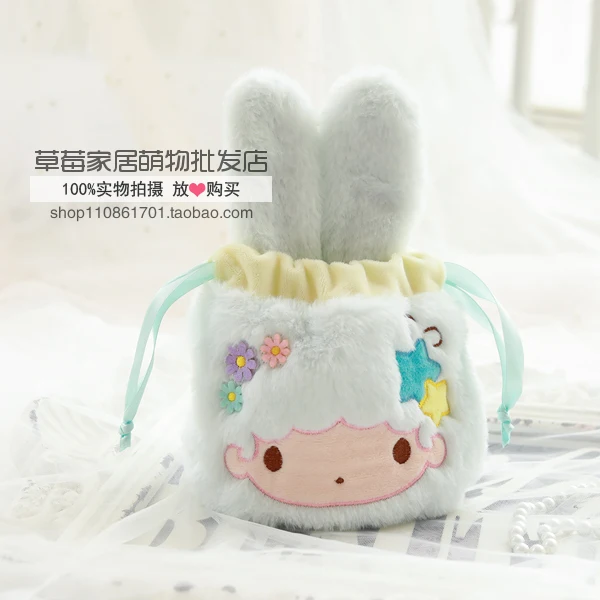 Медведь Даффи Stellalou Sanrio, Hello Kitty с рисунками из мультфильма «My Melody Cinnamoroll персонажи Little Twin Stars косметичка рисовать Органайзер с карманами, который крепится на сумки-косметички