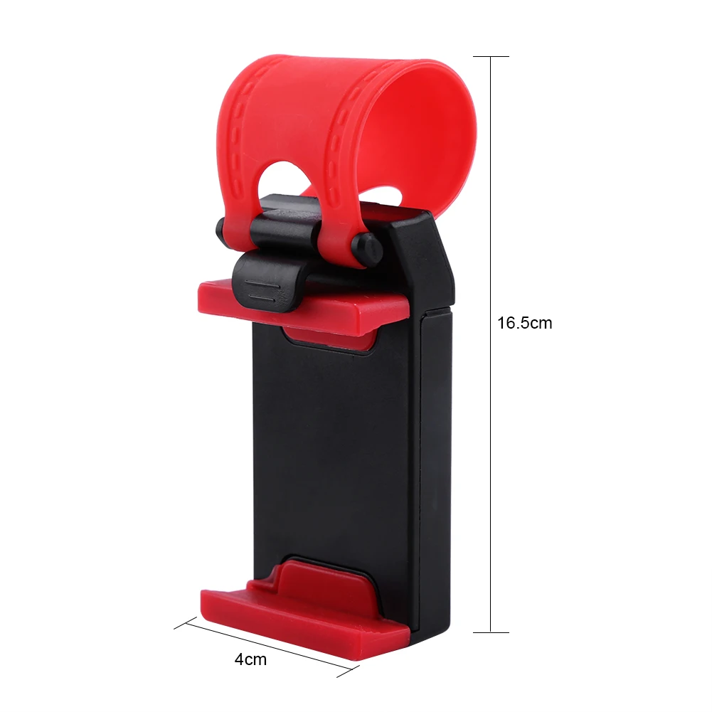 

Universal Car Elastic Steering Wheel Clip Mount Holder Cradle Stand For Mobile Phone GPSCar Steering Phone Holder