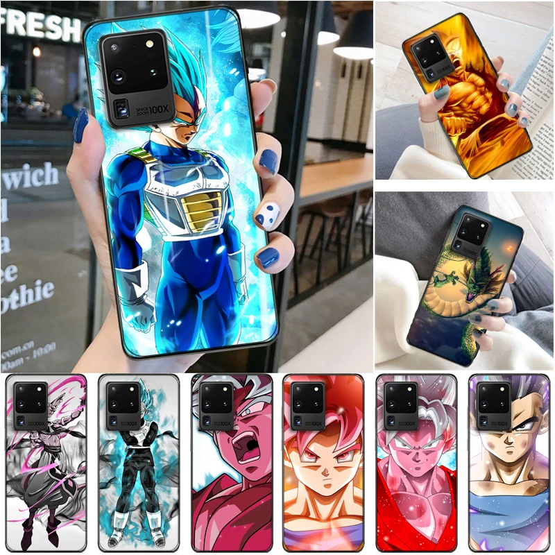 

Anime Super Warrior Dragon Figure Color Painting Phone Case For Samsung Galaxy S20 Ultra FE Lite Plus Carcasa Funda Coque Cases