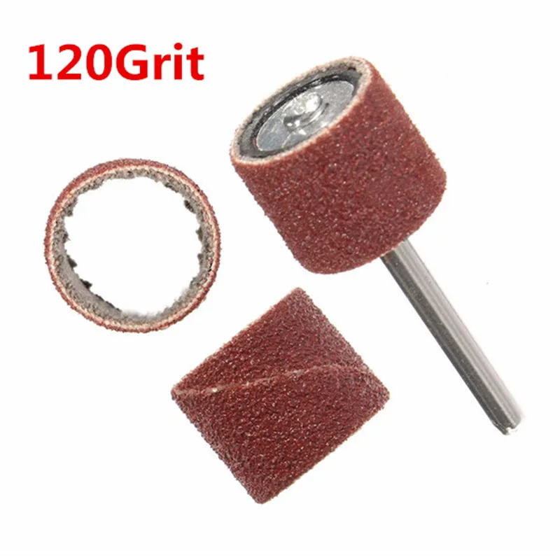 Шлифовальный барабан 5/2 шт./комплект 50 шт. 1/2 дюйма шлифование ленты и 2 резиновых