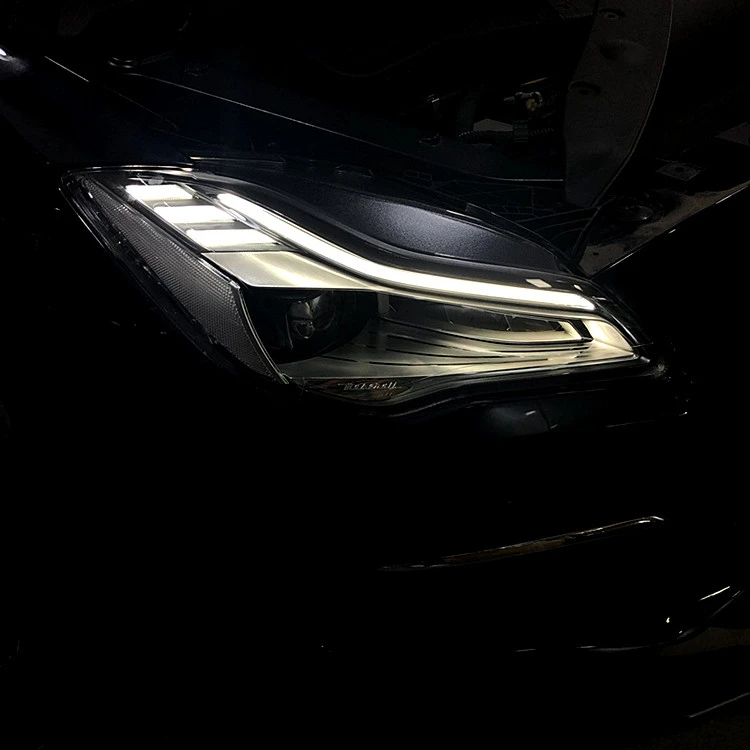 DY_L автомобильный стиль для Maserati Quattroporte фары 2013 для Quattroporte полный светодиодный налобный фонарь DRL