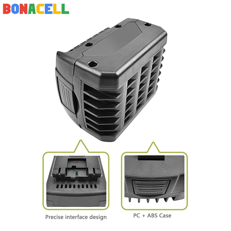 Bonacell 2 шт. 6000 мА/ч литий-ионный аккумулятор Батарея для Bosch Мощность инструменты