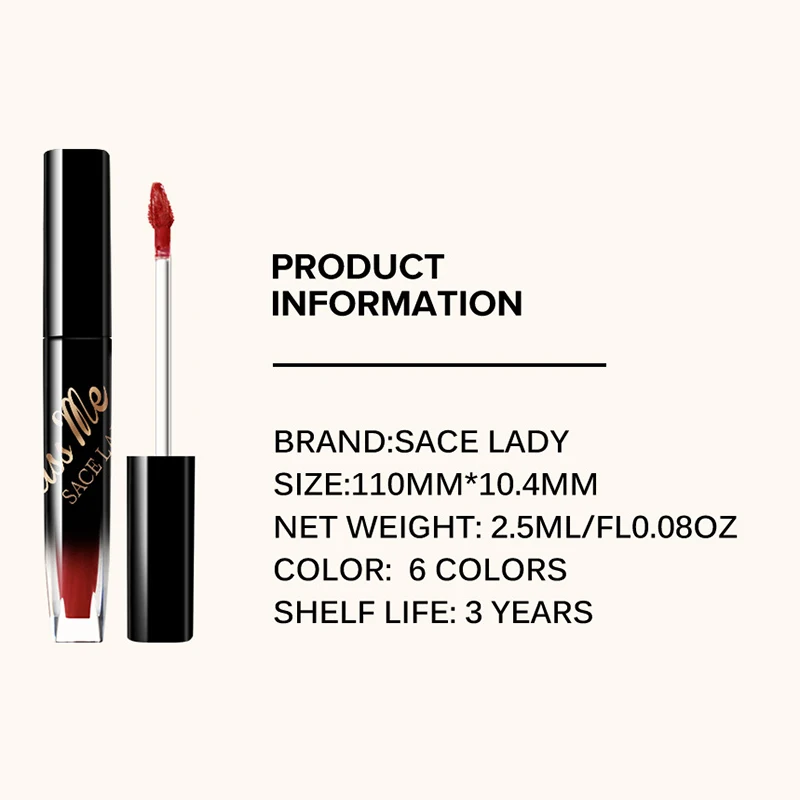 

4 Colors Matte Velvety Matte Liquid Lipgloss & Lip Liner Set Long Lasting WaterProof Liquid Lipstick Moisturizer Lip Glaze