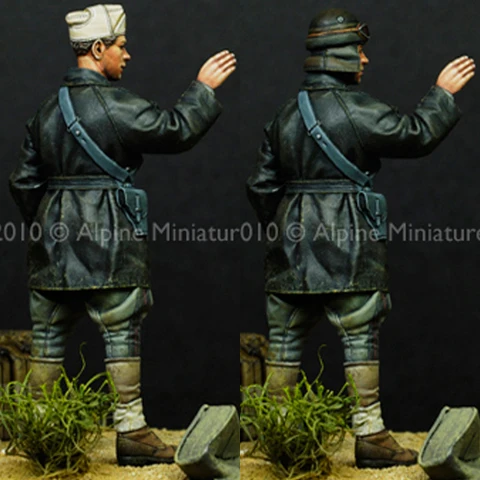 1/35 WW2 итальянская Экипировка AFV с 2 различными головками набор из смолы солдаты GK