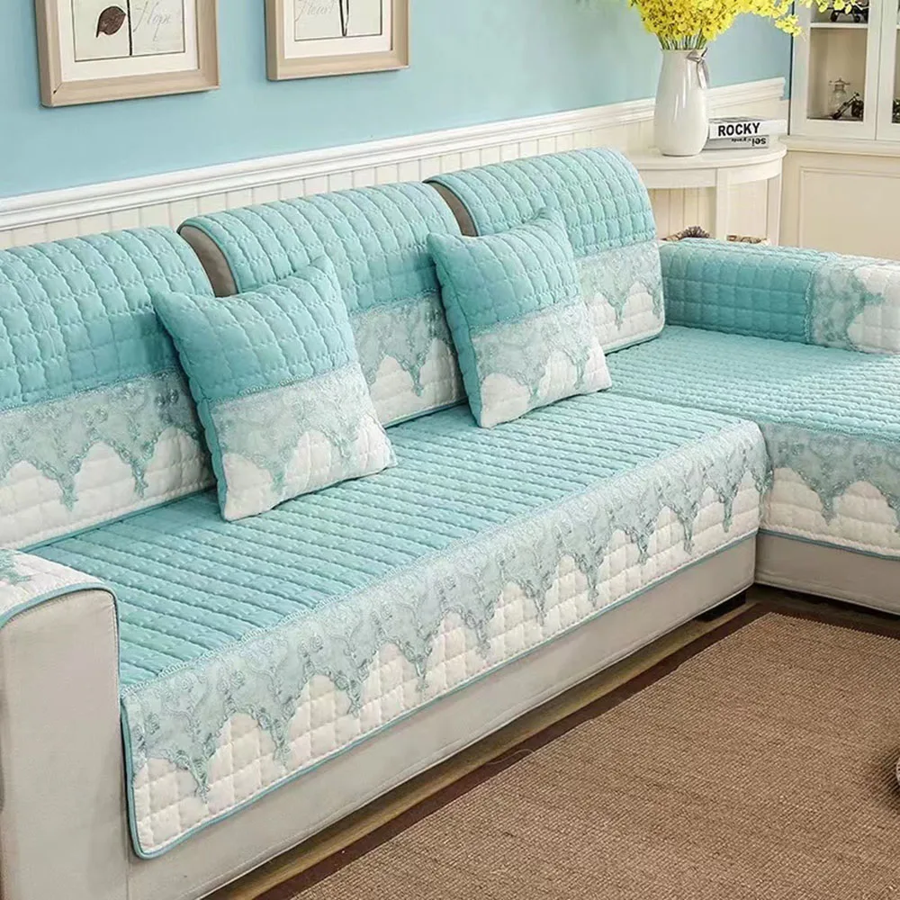 Набор чехлов для дивана в гостиную благородное Хлопковое одеяло модное мягкое и