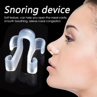 silicone magnetic anti snore stop snoring nose clip sleep tray sleeping aid apnea guard night device with case anti ronco 12pcs