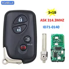 3 + 14 кнопки смарт-карты по выгодной цене спросить 314,3 МГц ID71-0140 Применение для Lexus ES350 IS250 IS350 GS300-600H 2007 2008 2009 TOY48 Аварийный ключ