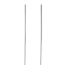 Палочки из нержавеющей стали 6*225 мм, портативные многоразовые пищевые палочки, палочки для еды на открытом воздухе, туристические металлические палочки для еды, посуда