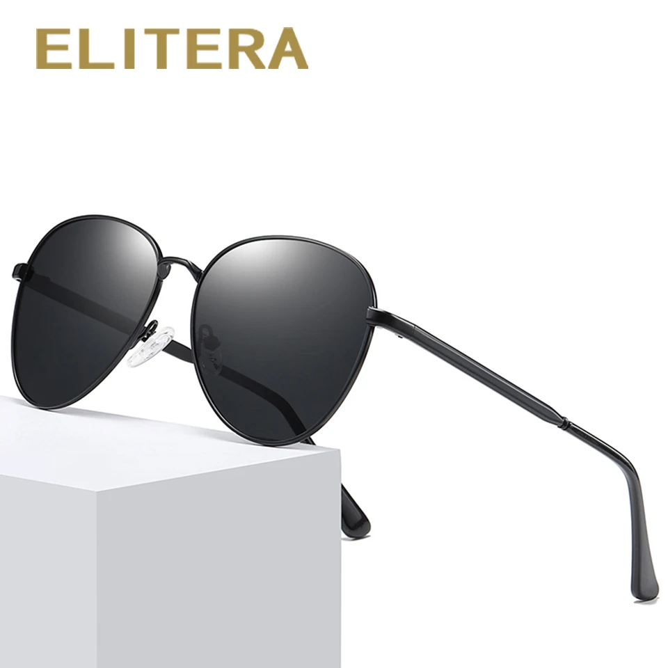 ELITERA фирменный дизайн кошачий глаз солнцезащитные очки женские поляризованные Модные солнцезащитные очки для женщин очки для путешествия