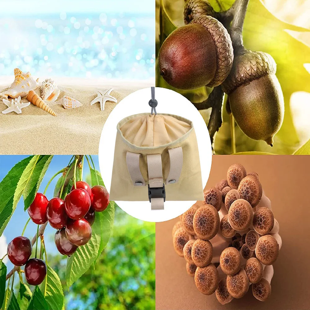 

Foraging Bag Outdoor Foraging Bag Fruit Picking Bag Waist Hanging Tool Bag Jungle Storage Bag Gardening Supplies