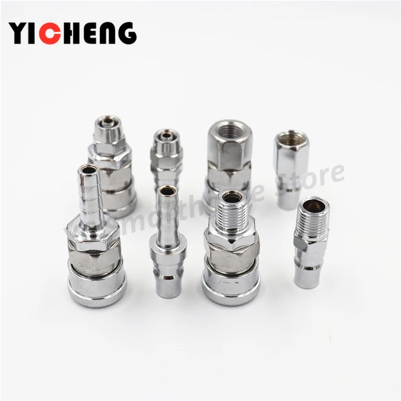 

1Pcs of C type self-locking air tube quick connector air compressor parts Connecting hose PP SP PF SF PH SH PM SM 10 20 30 40