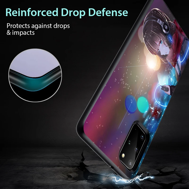 

That Muisc Girl for Samsung Note 20 10 9 8 Ultra Plus A91 A81 A71 A51 A42 A41 A31 A21 A12 A11 A01 Black Phone Case