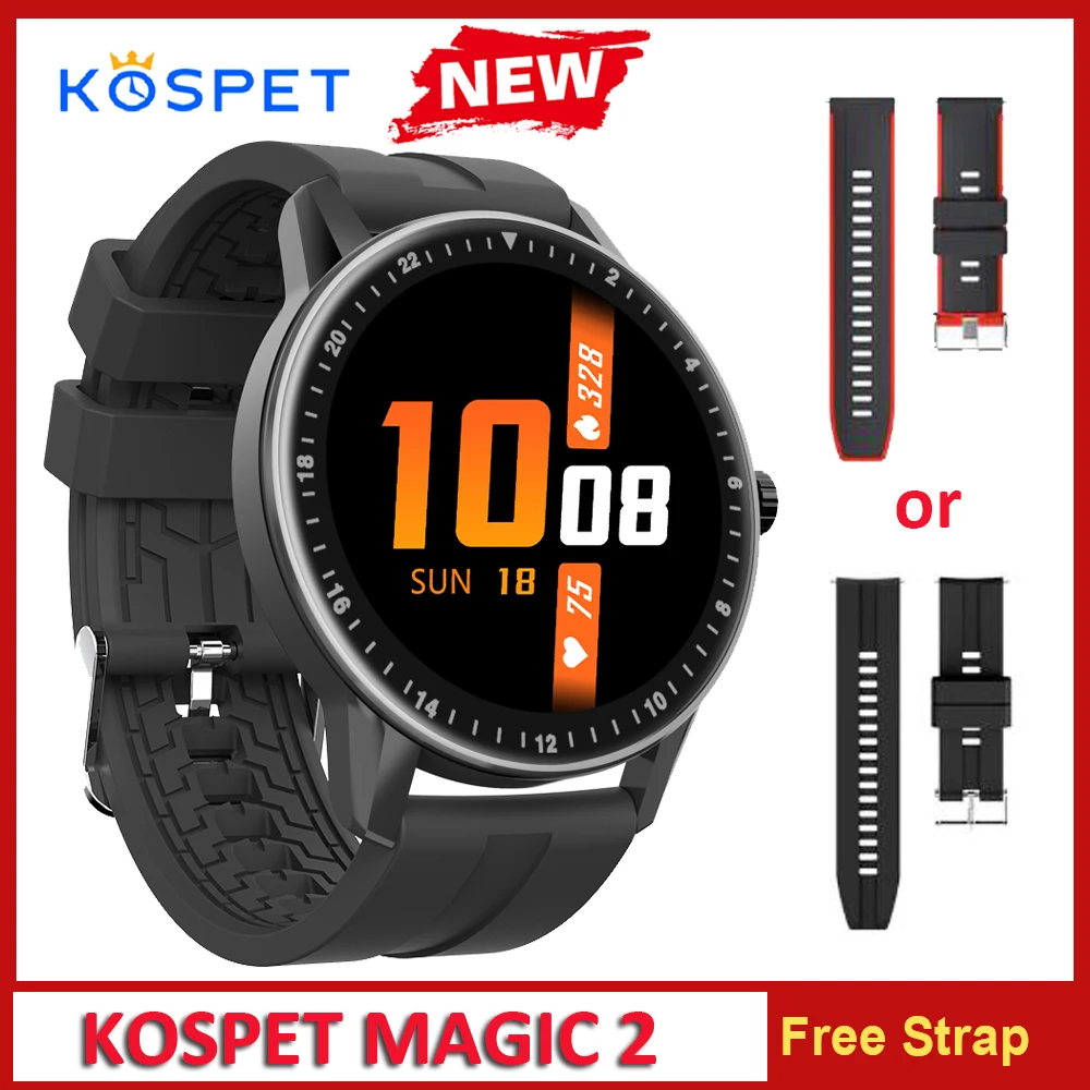 Смарт часы KOSPET MAGIC 2 мужские водостойкие IP67 сенсорный экран 1 3 дюйма|Смарт-часы| |