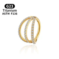 g23 titanium septum puncture nose ring hoop with drape tragus piercing tragus earrings daith helix hinge section body jewelry