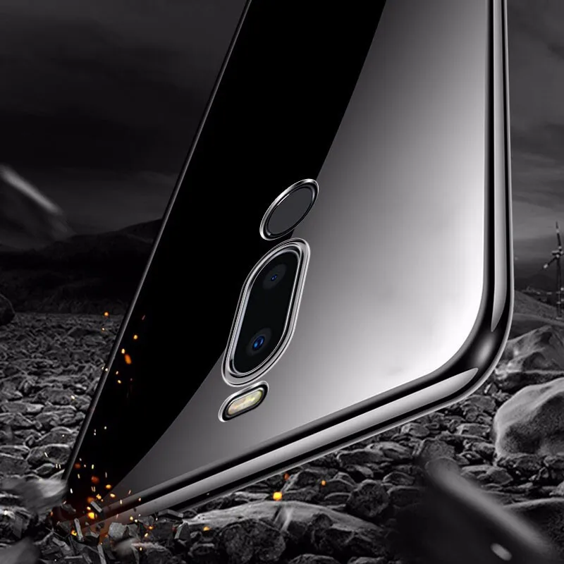 Чехол для Meizu Note 8/9/X8 TPU Силиконовый прочный прозрачный облегающий Бампер Мягкий