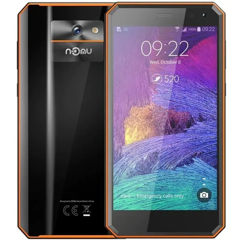 NOMU M6 прочный смартфон 2 Гб ОЗУ 16 ПЗУ IP68 Водонепроницаемый 5 0 &quot4G LTE MTK6737VWT