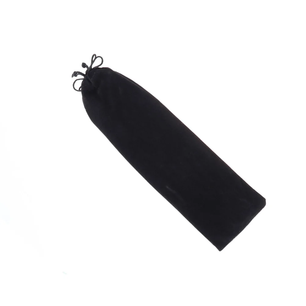 1 шт. черная фланелевая сумка из нержавеющей стали соломенная для переноски