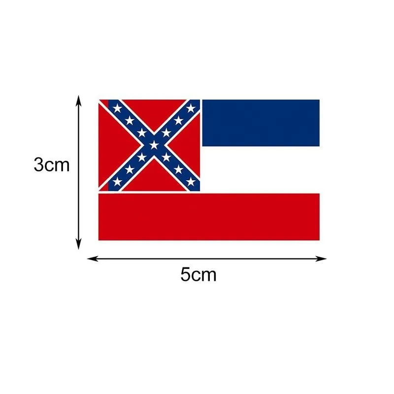 

5Pcs Mississippi Flag State Flag Face Sticker For Children Face Children's National Sticker Stickers Toys Flag L9J6