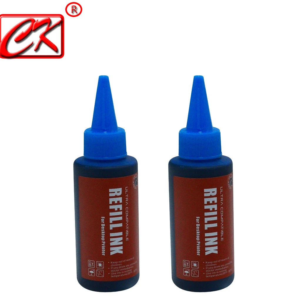 CK 6 цветов 100 мл * 12 чернил для принтера HP СНПЧ бак Высокое качество бутылки
