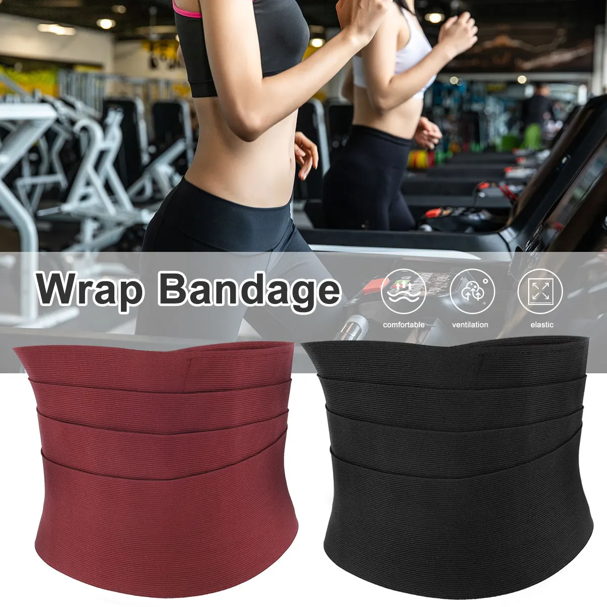 

Waist Trainer 9.8ft Adjustable Bandage Wrap Belt Comfort Waist Support Belt Pull Strap Lumbar Belly Body Shaper Gym Accessories