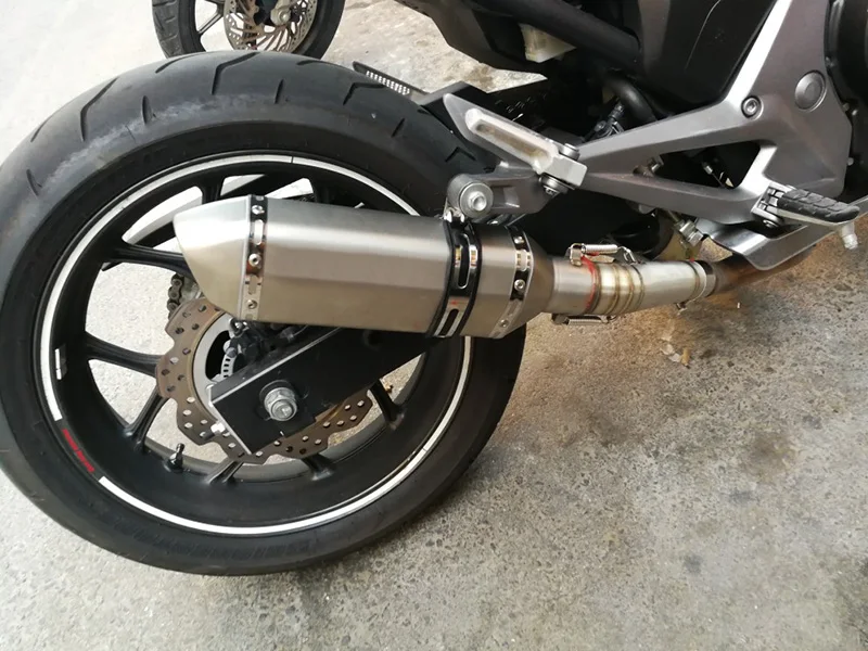 Выхлопной глушитель для мотоцикла с соединительной трубой HONDA NC700 NC750X NC700S