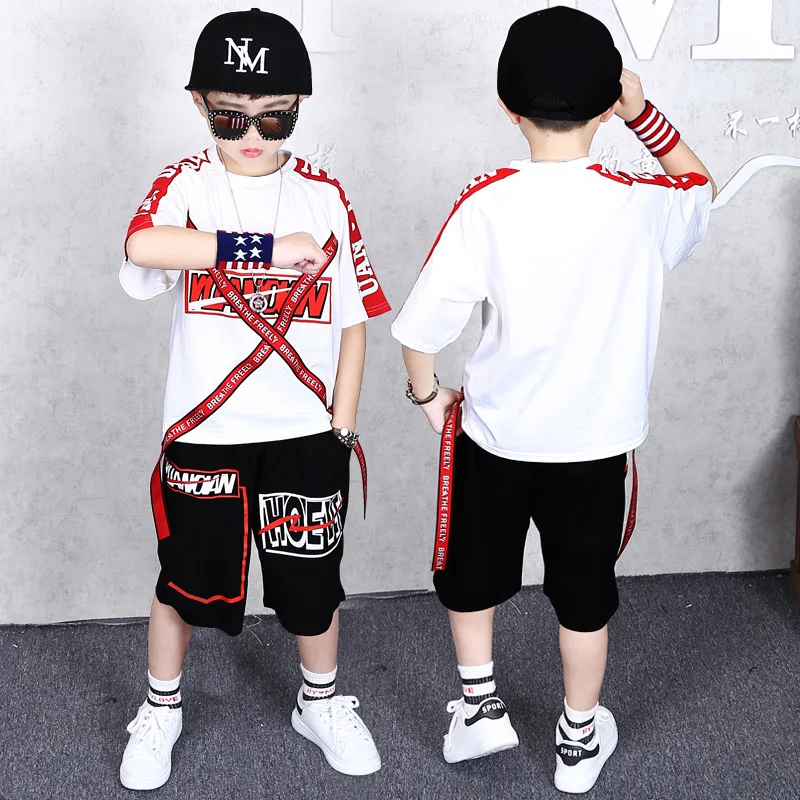 2019 Summer Toddler Baby Boys Clothing Sets Short Sleeve Korean Kids Clothes Set For Girls 3 4 5 6 7 8 910 12 Years | Детская одежда и