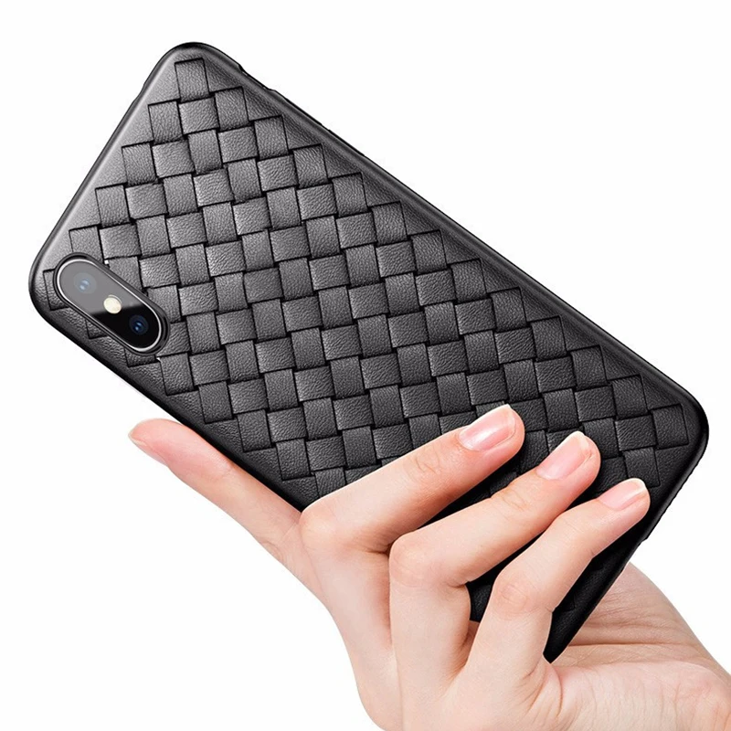 Чехол с дышащей сеткой для Xiaomi Redmi Note 7 8 8Pro кожаный ТПУ тканый сетчатый чехол 8pro Note7