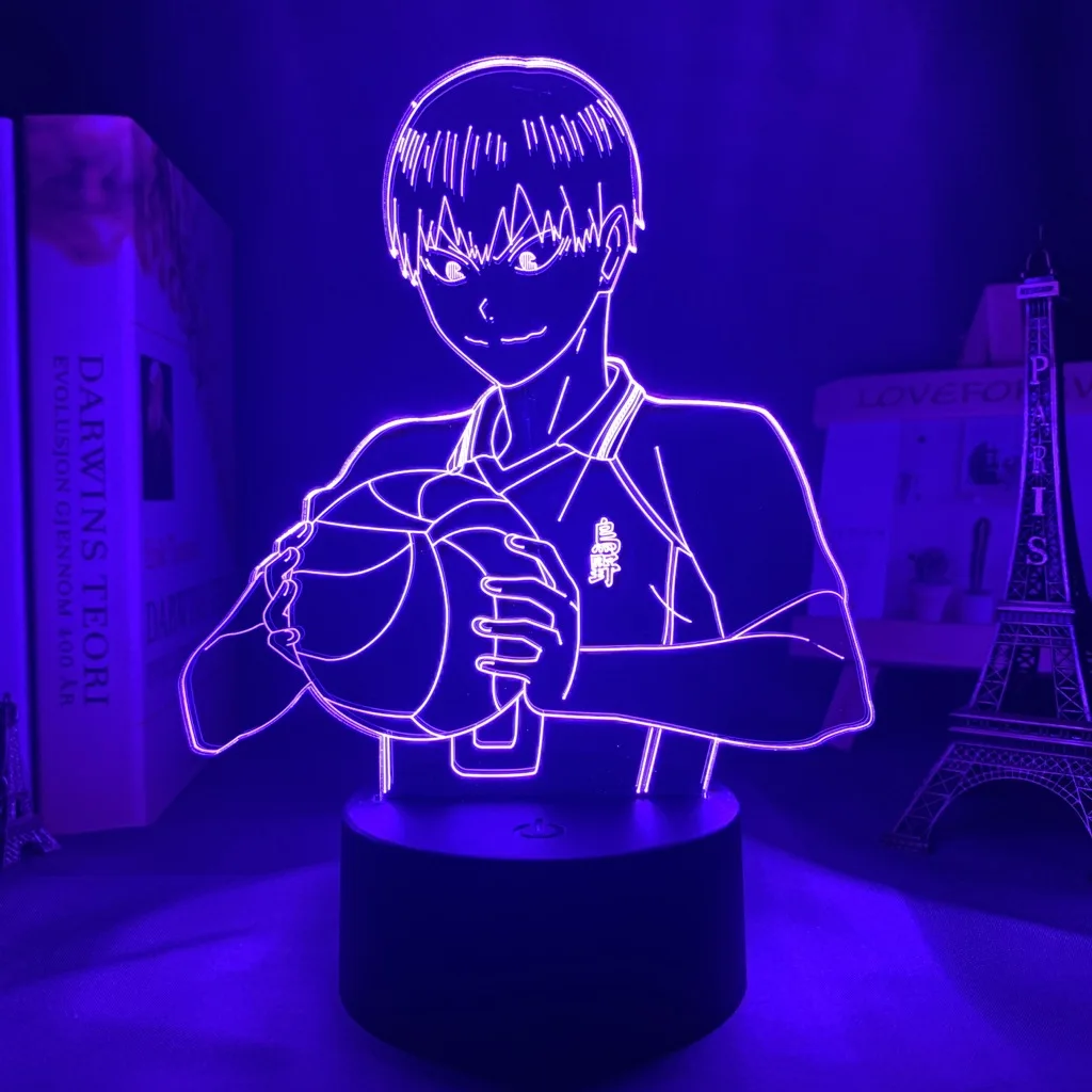 Аниме хайкиу! Светодиодный ночсветильник Tobio Kageyama лампа для спальни Декор