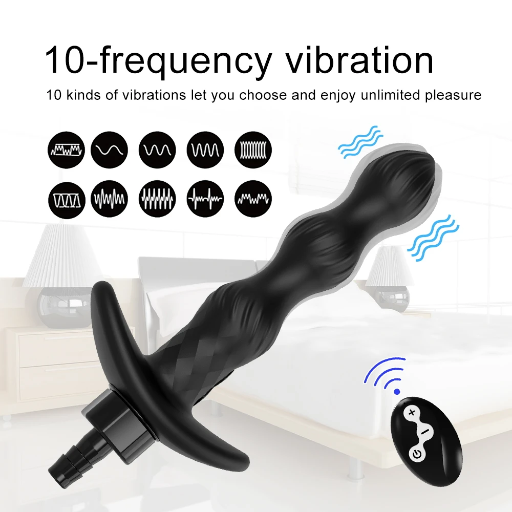 Wireless Remote ButtPlug Anal Cleaner Enema Shower Nozzle Syringe Vagina Anus Rinse Sex Toy for Adult Men Women Gay |
