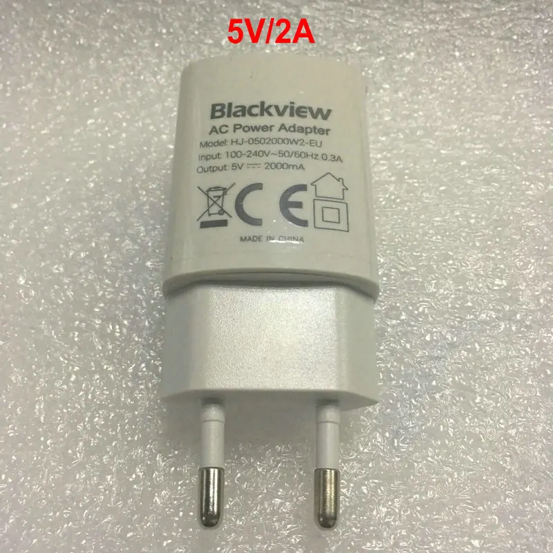 Для оригинального Blackview BV6000 5V2A ЕС вилка зарядное устройство разъем Micro USB кабель для BV6000s BV10000 BV5800 A20 мобильный телефон - Тип штекера: 5V2A Charger