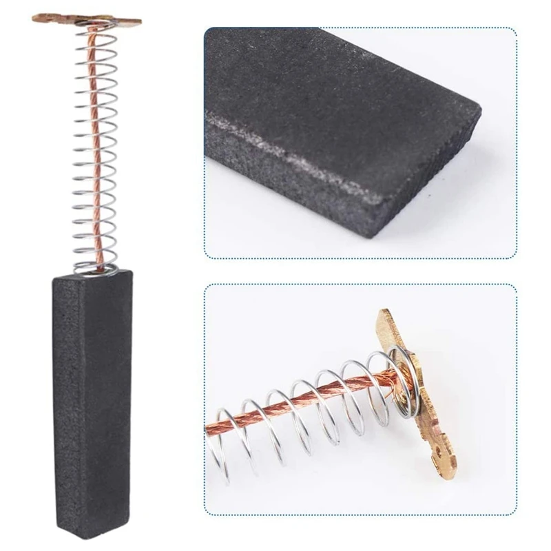 

4Pcs Washing Machine Carbon Brushes 154740 Carbon Brushes Motor Carbon Brushes for Siemens Washing Machine