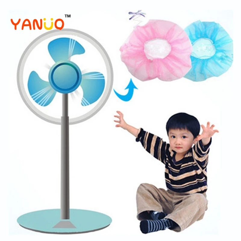 

YANUO 2Pcs Summer Baby Finger Protector Anti-pinching Safety Mesh Net Cover Fan Guard Dust Cover for Kids