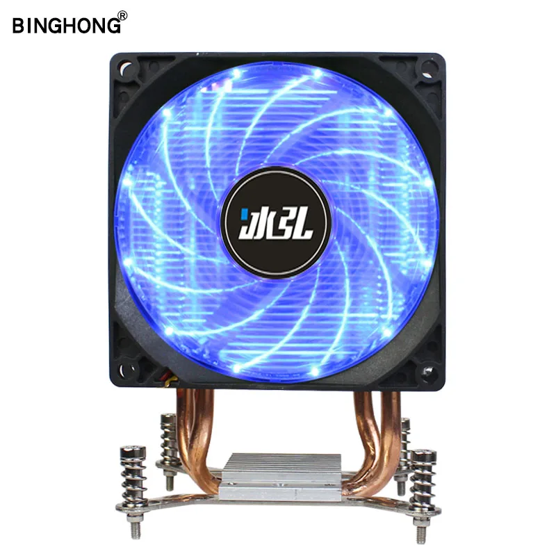 BINGHONG кулер Cpu 2 тепловые трубы теплоотвод 90 мм RGB вентилятор охлаждения радиатора
