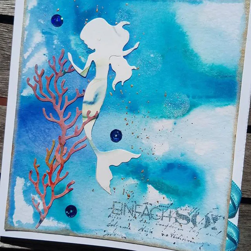 Красивые металлические Вырубные штампы кораллового цвета для изготовления