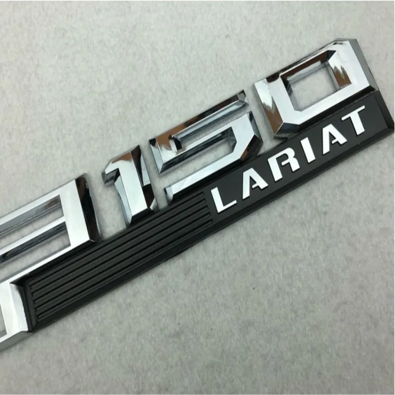 3D ABS F150 LARIAT F150XLT эмблема знак, наклейка на автомобиль багажник задняя дверь для ford SVT raptor F250 F350 focus 2 ranger kuga