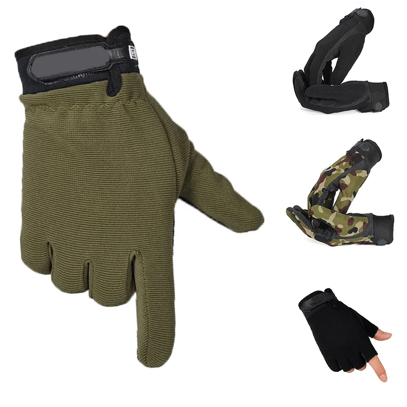 

Tactical Gloves Summer Men's Lightweight Breathable Outdoor Cycling Fishing Sports Non-Slip Women Full Finger Glove Half Finger