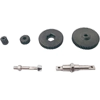 transmission gear set heavy duty steel gearbox gear with shaft and motor gear for axial scx24 124 rc crawler car parts