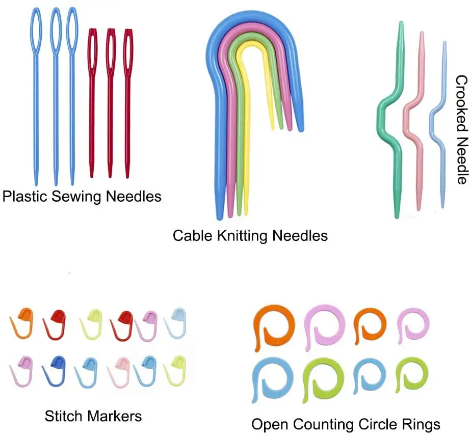LMDZ 20 штук бамбуковый вязальный крючок комплект крючков для вязания спицы легкие