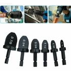 Трубчатый расширитель электрической дрели, медные сверла с шестигранной ручкой для развальцовки, инструменты для захвата кондиционеров, 6 шт.