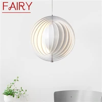fairy pendant light modern creative white led lamps fixtures for home decorative dining room