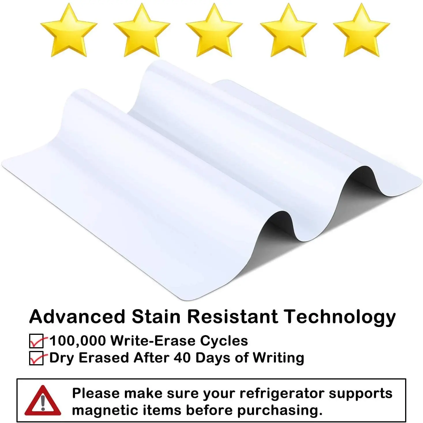 Магнитная доска для записей A4 мягкая магнитная сухая стираемая рисования и