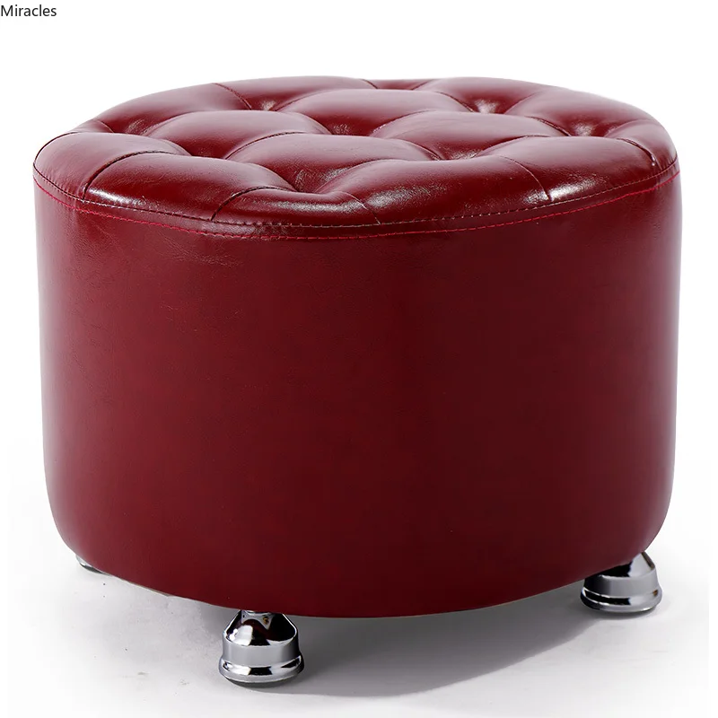 Модный креативный диван круглый табурет скамейка пуфик минималистичный