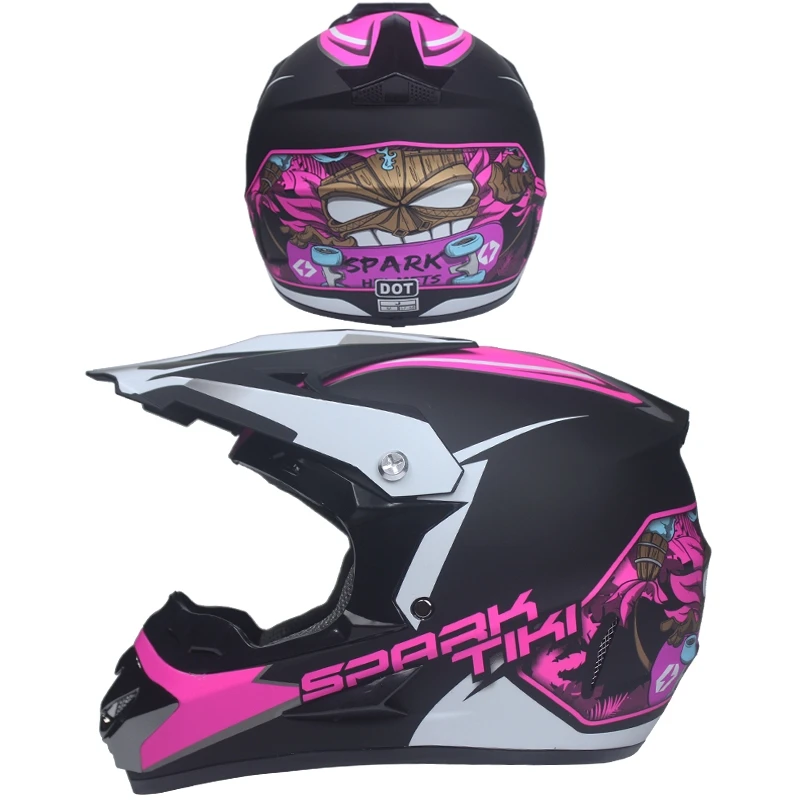 MSUEFKD Лидер продаж мотокросс шлем ATV мотоциклетный шлем Para Moto Casco внедорожные грязи Горные Шлем для езды на мотоцикле, в горошек - Цвет: 6
