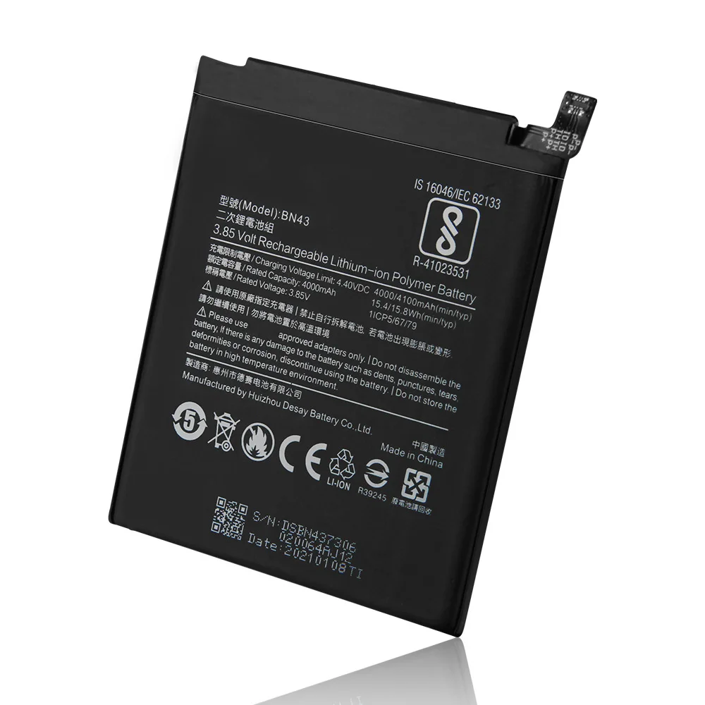 Сменный аккумулятор для Xiaomi Redmi Note 4X Hongmi стандартная версия Redrice BN43 4 Global Snapdragon 625 |