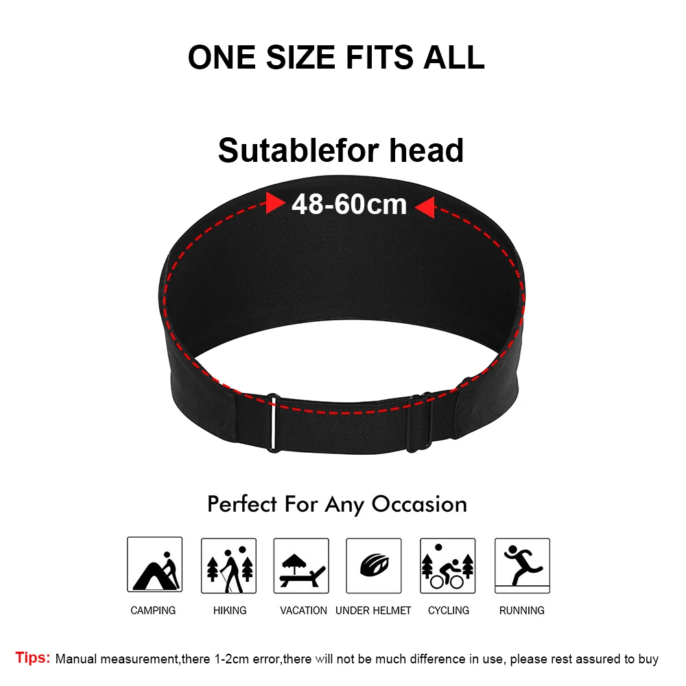 

Sweatband Elastic Sport Headband Yoga Hairbands Adjustable Headwear Headwrap Anti-slip Bandanas Hair Accessories Men Women