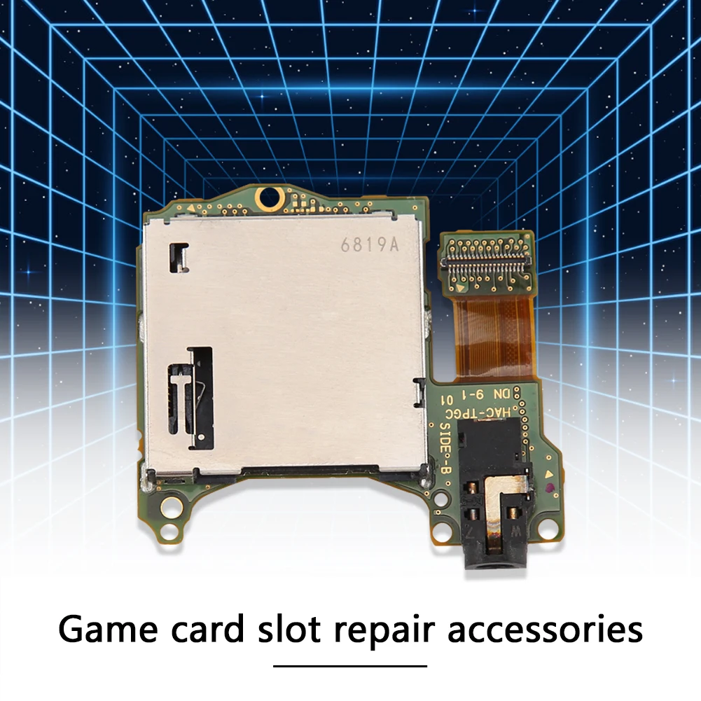 

Cartridge Card Slot Game Reader Trays Headphone Jacks Board Dustproof Portable Carrying Decor for Nintendo Switch