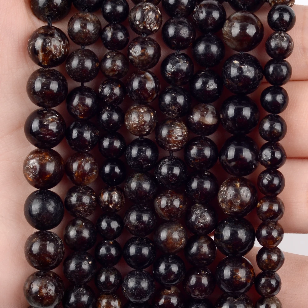 

Natural A Phlogopite Stone Beads Round Loose Spacer Beads For Jewelry Making 6/8/10mm DIY Bracelet Necklace