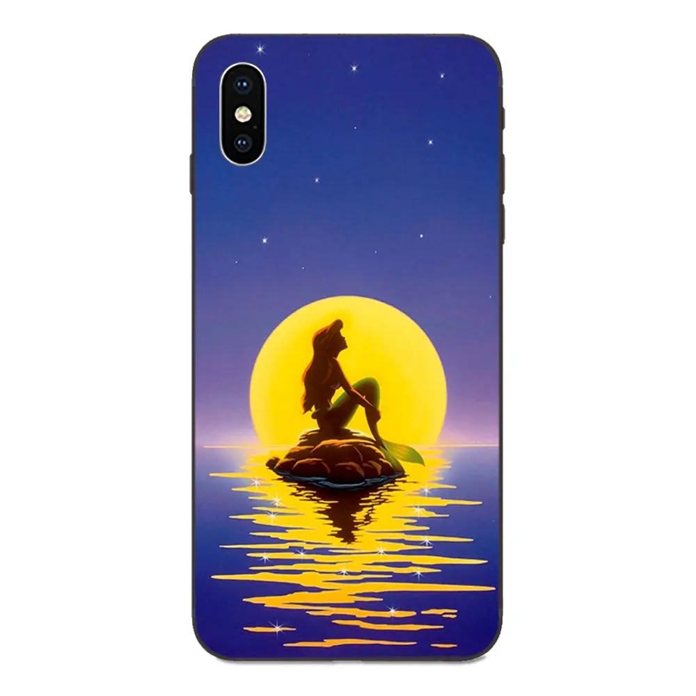 Русалочка Ариэль классическом стиле с принтом в виде персонажей из мультфильма