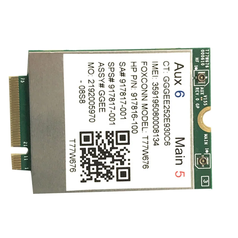 Lt4220 X12 LTE T77W676 917817-100 4G WWAN M.2 450 Мбит/с модем для Elite X2 1030 G3 EliteBook X360 | Компьютеры и офис
